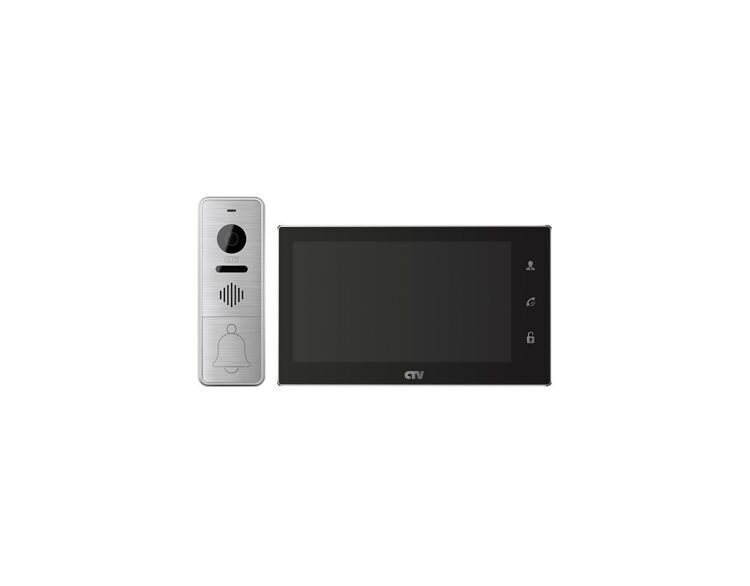 Комплект видеодомофона CTV-DP4706AHD (черного цвета)